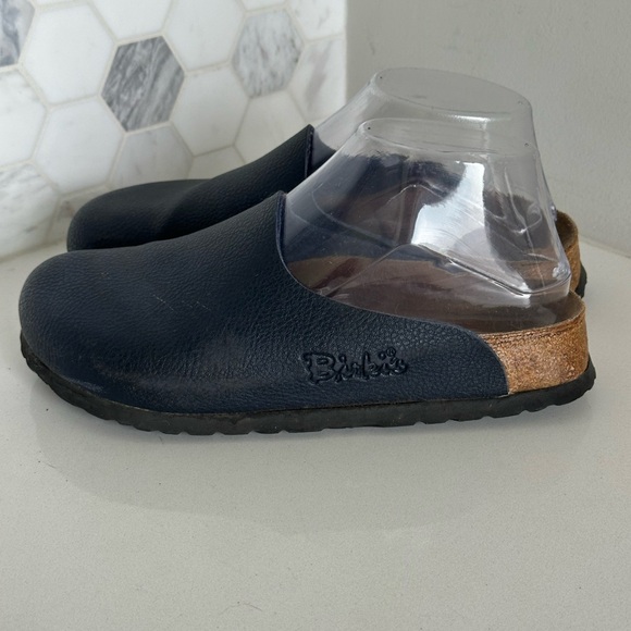 Birkenstock Birkis Amsterdam Mules Navy Blue Women’s Narrow EU 36 US 5-5.5 - Picture 2 of 8